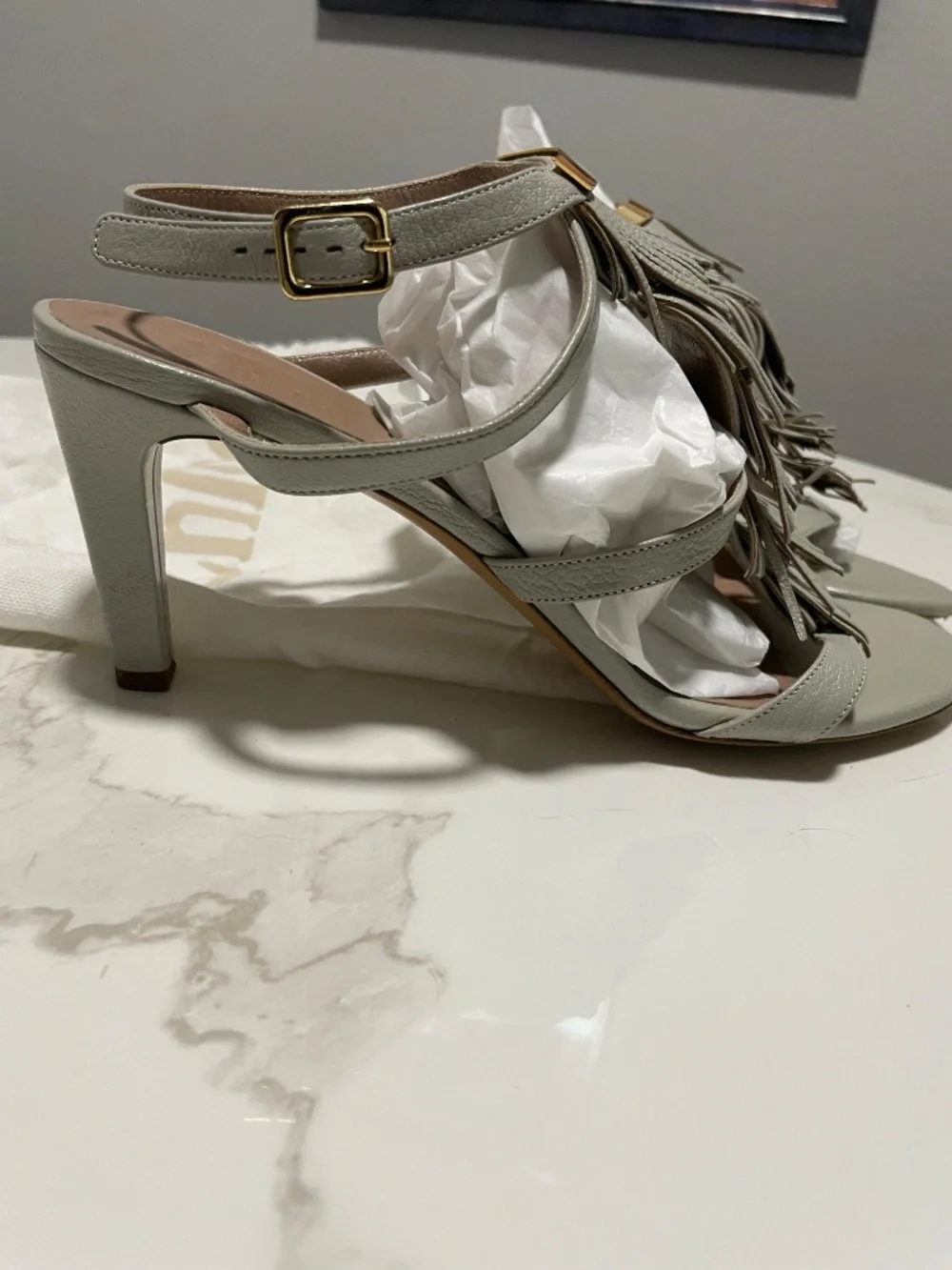 Chloe Suki Fringe Sandals Size 10